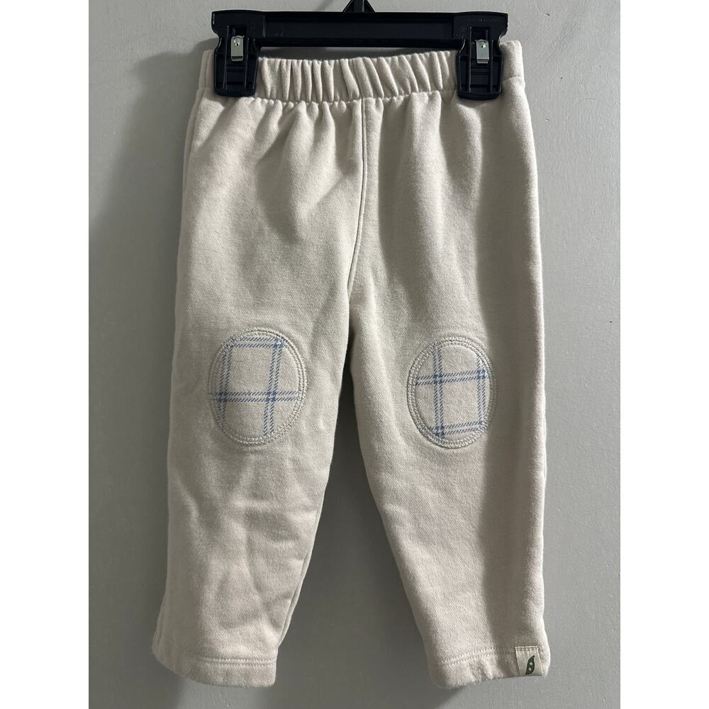 🔴Easy-Peasy white pants size 12 months organic cotton